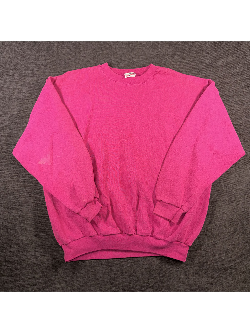 Brittania Pink Crewneck Sweatshirt XL